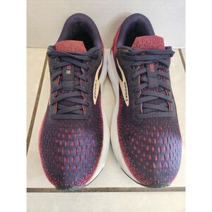 Brooks Ghost 16 Womens Running Shoes Black Pink Glo 1204071B422 Size 8.5 Medium